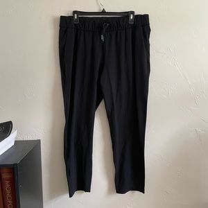 Lululemon Drawstring Black Athletic Pants